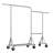 Rilen Adjustable Rolling Clothing Rack