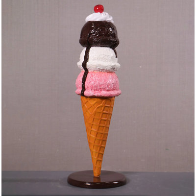 Small Gelato Ice Cream Table Top Statue