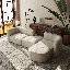 Canapé modulaire en velours Acanva-1025187106