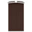 Support de rangement pour bûches avec toit en acier galvanisé 129,9 po-118913726