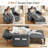 Ebern Designs 3-in-1 Convertible Sofa Chair Bed – Small Space Game-Changer-69037835
