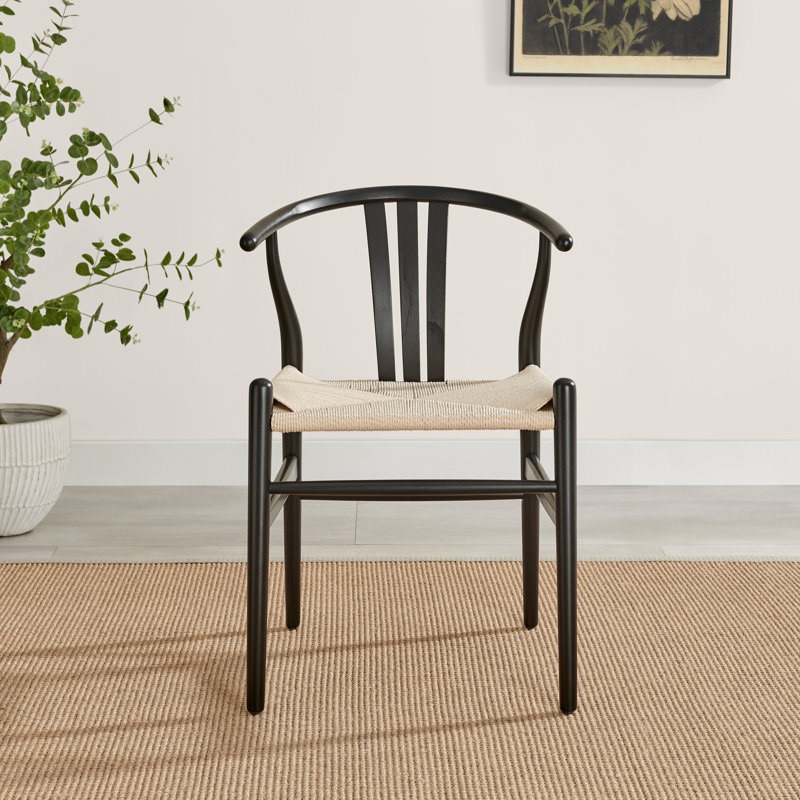Eriksson Rectangular Solid Wood Extending Table & Carlton Wishbone Dining Chairs - Scandi Inspired, 4