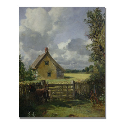 «Cottage in a Cornfield» par John Constable, reproduction sur toile