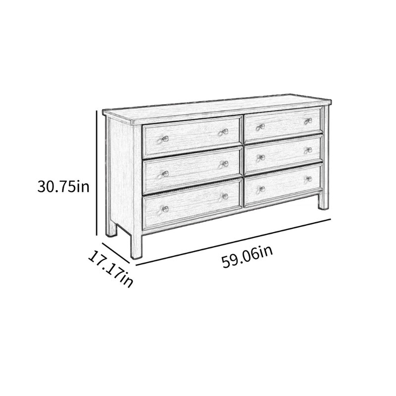 Commode d'appoint style Mid-Century américain