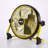 Lifesmart 12 In Rechargeable Battery Powdered Variable Speed Fan, Yellow