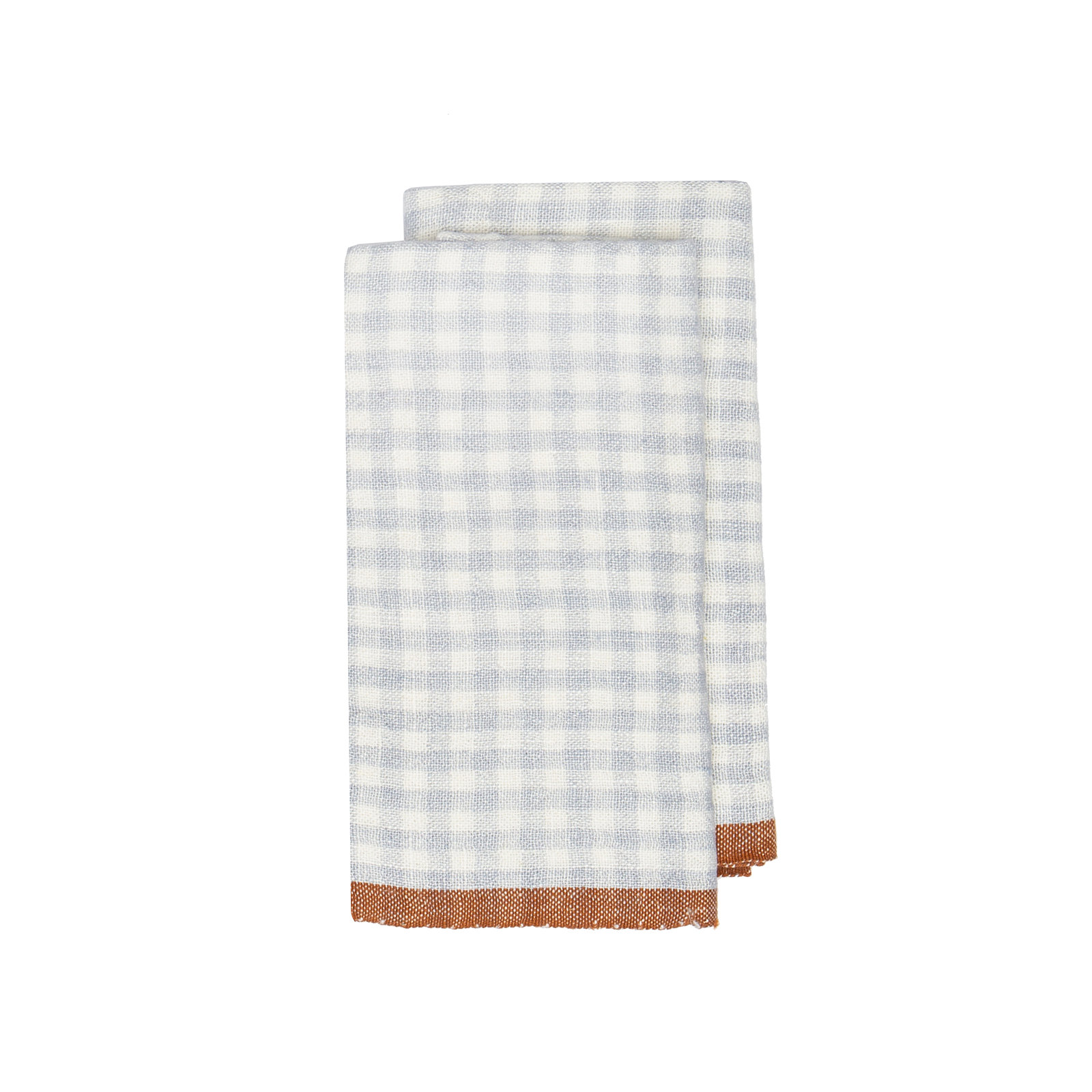 Dish Cloth Kitchen Towel, Blue/Cognac