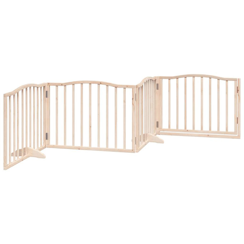 Reshunda Solid Wood Dog House Door, Beige, 60cm H x 320cm W x 2cm D