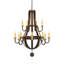 Stave Madera 12 - Light Chandelier