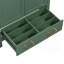 Meuble-lavabo vert 30 po avec lavabo simple, meuble-lavabo sous le comptoir, armoire de rangement pour la salle de bain avec 2 portes et un tiroir, fermeture en douceur, rangement multifonctionnel, structure en bois massif