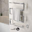 Chauffe-serviettes électrique 5 barres Voltaire en chrome-98076166