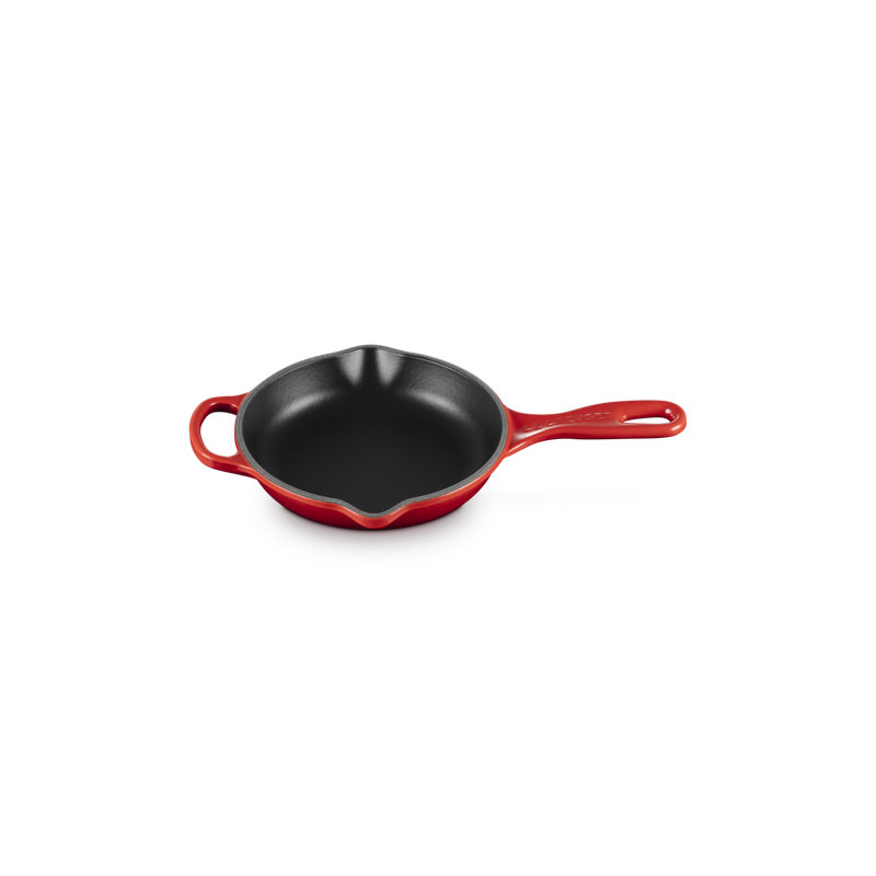 Le Creuset Enameled Cast Iron Skillet, Cerise