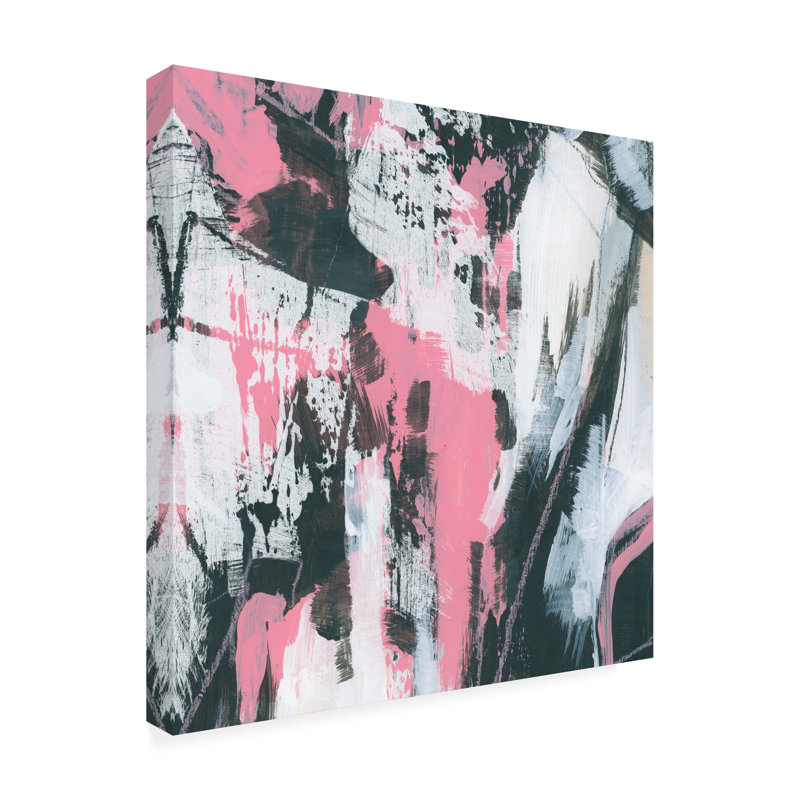 «June Erica Vess Graffiti Kiss», art sur toile, H 14 po x l 14 po x P 2 po