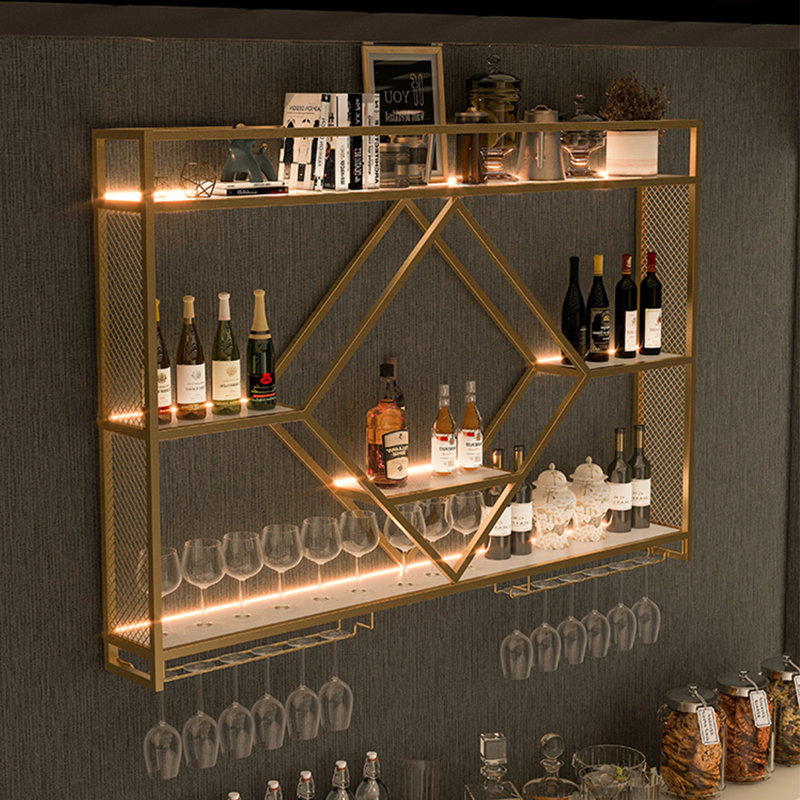 Araliya, Gold, 31.4" H x 39.3" W x 5.8" D