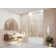 Eclipse 52 - 56 in. x 60 in. Fully Frameless Sliding Bathtub Door