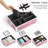 Abrams Professional Makeup Train Case 4 in 1 Rolling  Makeup Case-1718609151