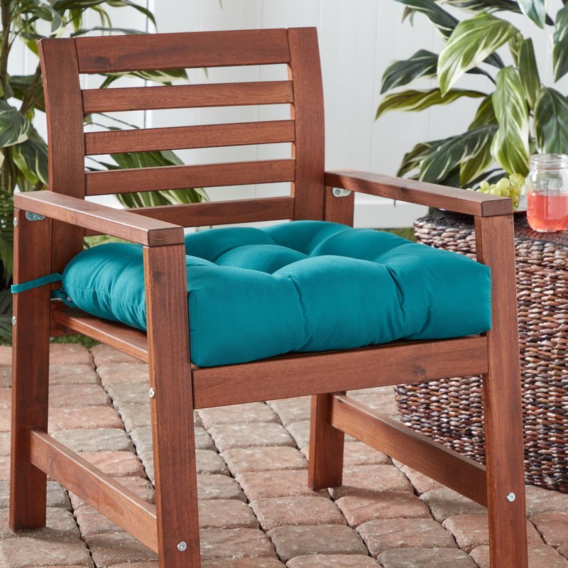 Coussin de chaise de salle à manger d'extérieur Shipton, 1, Rouge Aloha