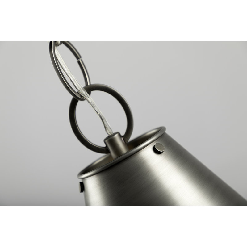 Altamont 1 - Light Pendant, Historic Nickel, 9" H x 8" W x 8" D