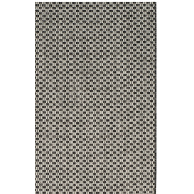 Tapis d'intérieur / extérieur à motif géométrique Dirks Performance