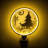 Elegant Wall Lamp, 11.8 x 14.2 x 3.9 inches | 100% Metal, White & Gold Finish | IP 44 Rated, Max 12W, On/Off Switch | Perfect for Glam, Animal & Christmas Decor | Versatile Cable Connection, Stylish Lighting Solution-106854152