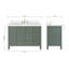 Ensemble de meuble-lavabo simple 49 po Amariani-228479608-228479609