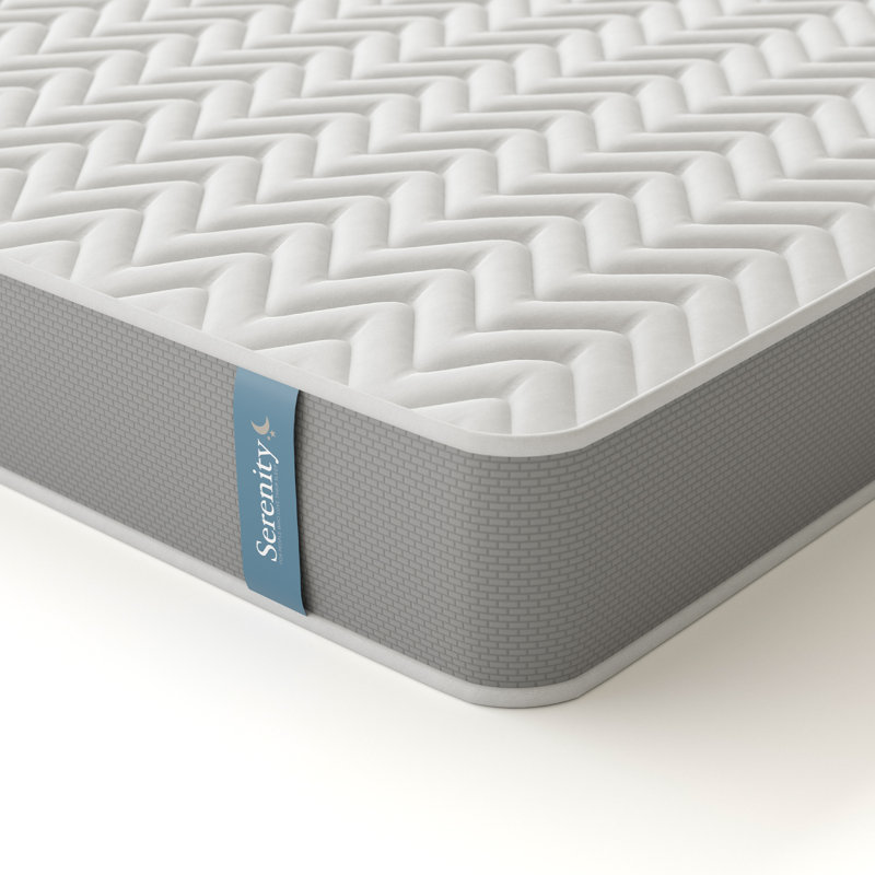 Adamine Serenity Coil Spring and Comfort Foam Hybrid Mattress 18cm, Kingsize (5")
