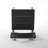 2-Pack Black HDPE Outdoor & Garden Backres  Modernist Designt Chairs-711404483