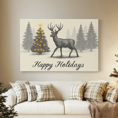 Silver Dusk Carol-Premium Gallery Wrapped Canvas