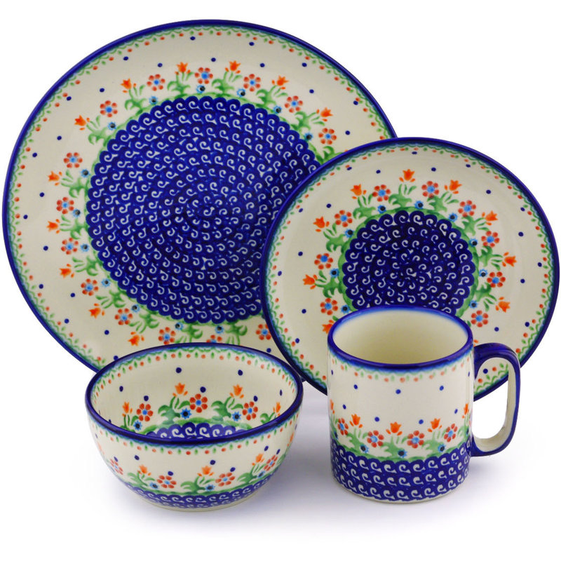 Druann Piece Handmade Stoneware Dinnerware Set