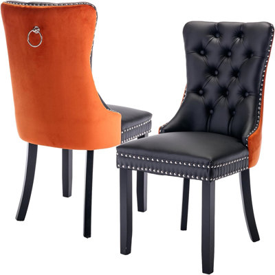 Karneshia 20'' H Tufted Upholstered Side Chair