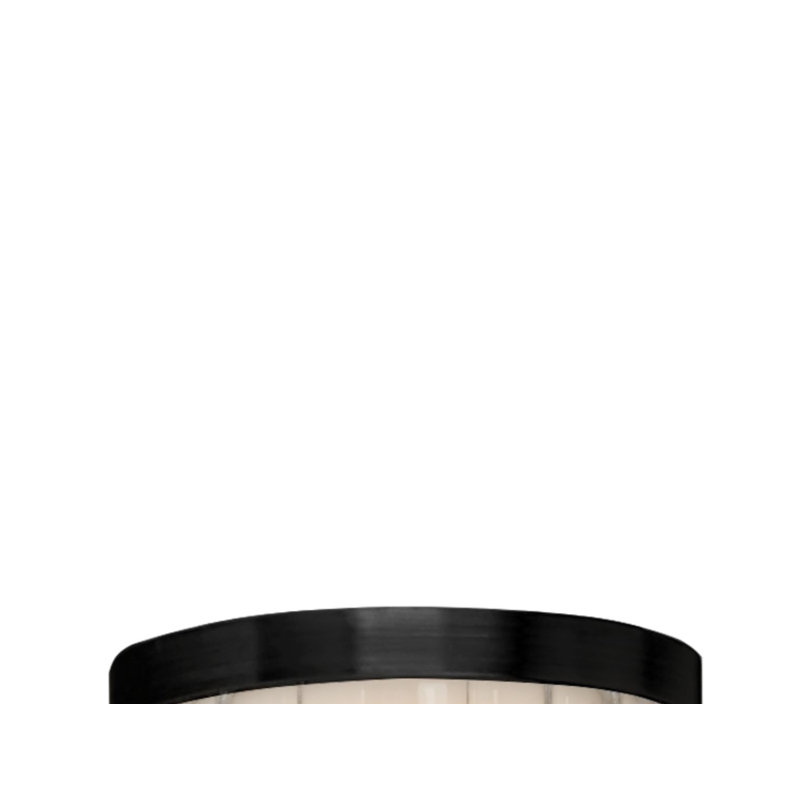 Aaidah LED Flush Mounted Sconce, Black