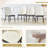 Dining Table Sets(must Include Both Table And Chair), Round Mdf Modern Kitchen