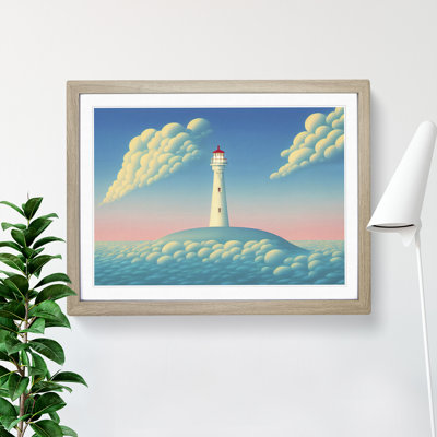 Hypnotic Lighthouse - Single Picture Frame Print