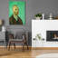  «Autoportrait dédié à Gauguin» par Vincent Van Gogh, art mural en verre acrylique, 24 po x 36 po