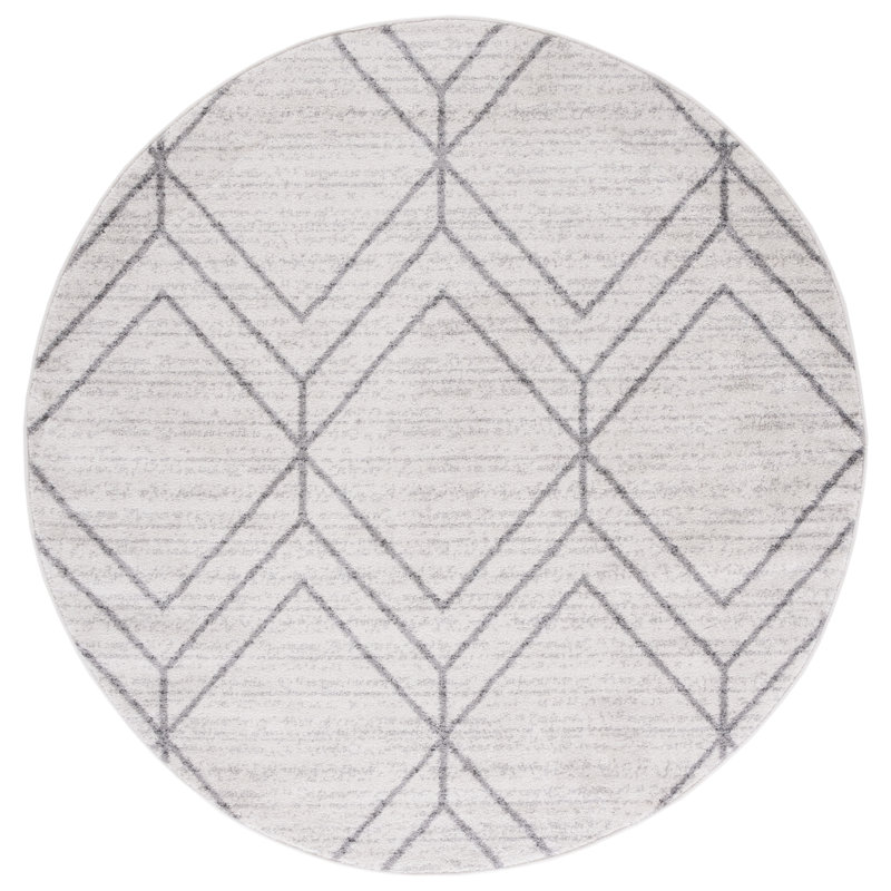 Jain Performance Geometric Rug, Round 4'