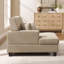 Chaise longue rembourrée en tissu 39,76 po-1990492641