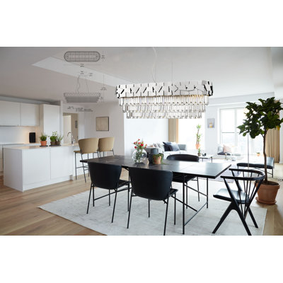 Anayiah 9-Light Crystal Chandelier