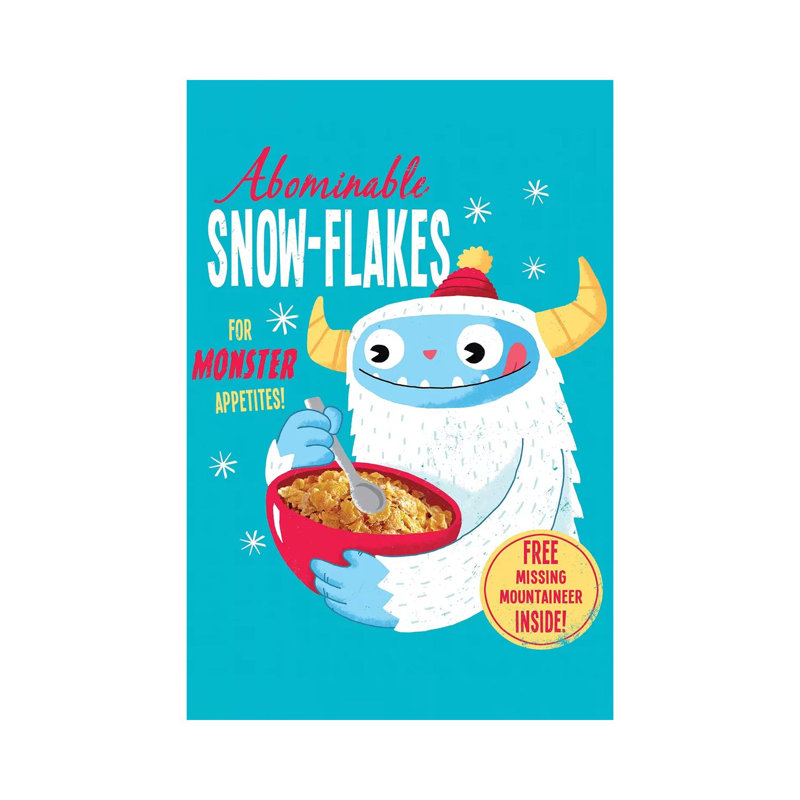 Abominable Snowflakes by Michael Buxton - Wrapped Canvas Print, 20.32 cm H x 30.48 cm W