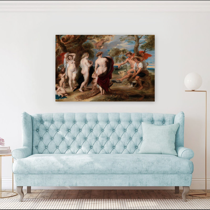 Le Jugement de Paris, reproduction d'art murale classique, H 40 po x l 60 po