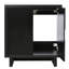 Ensemble de meuble-lavabo 30 po avec lavabo, armoire combinée, armoire de rangement pour salle de bain, structure en bois massif-124432937