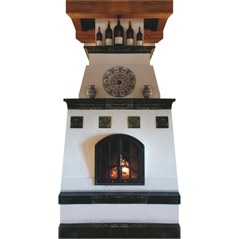SP13452 Fancy Fireplace Fine Wine Wine Bottles