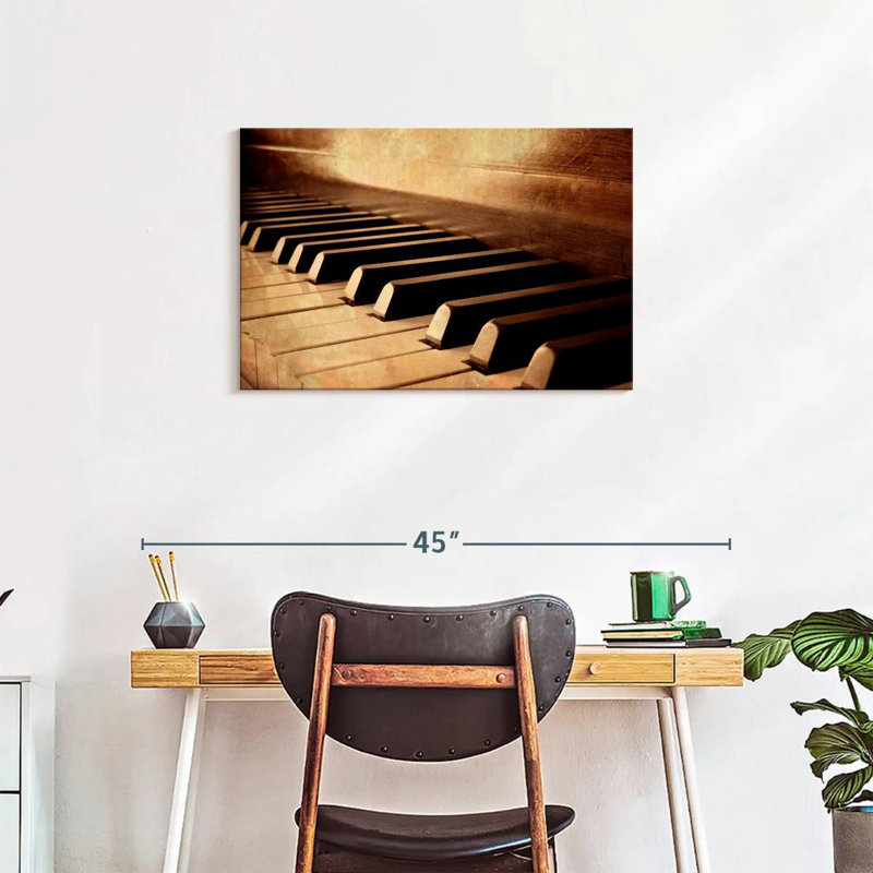 Clés de piano Abarca sépia, H 20 po x l 30 po
