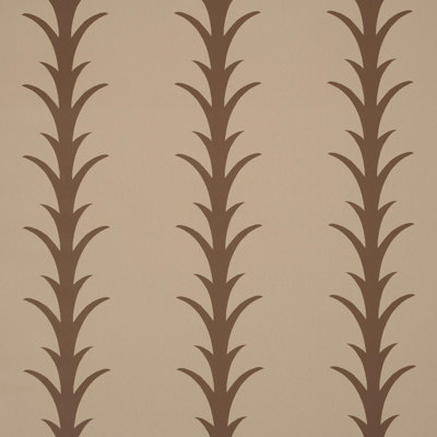 Schumacher X Celerie Kemble Acanthus Stripe Wallpaper
