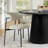 Upholstered Dining Chair With Metal Legs-453996677