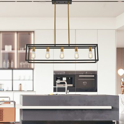 Ahslee 5 - Light Square/Rectangle Pendant