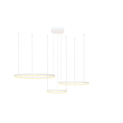 3 - Light LED Crystal Pendant
