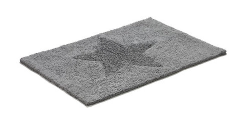 Monico Solid Colour Cotton Area Rug, Rectangle 70 x 120cm