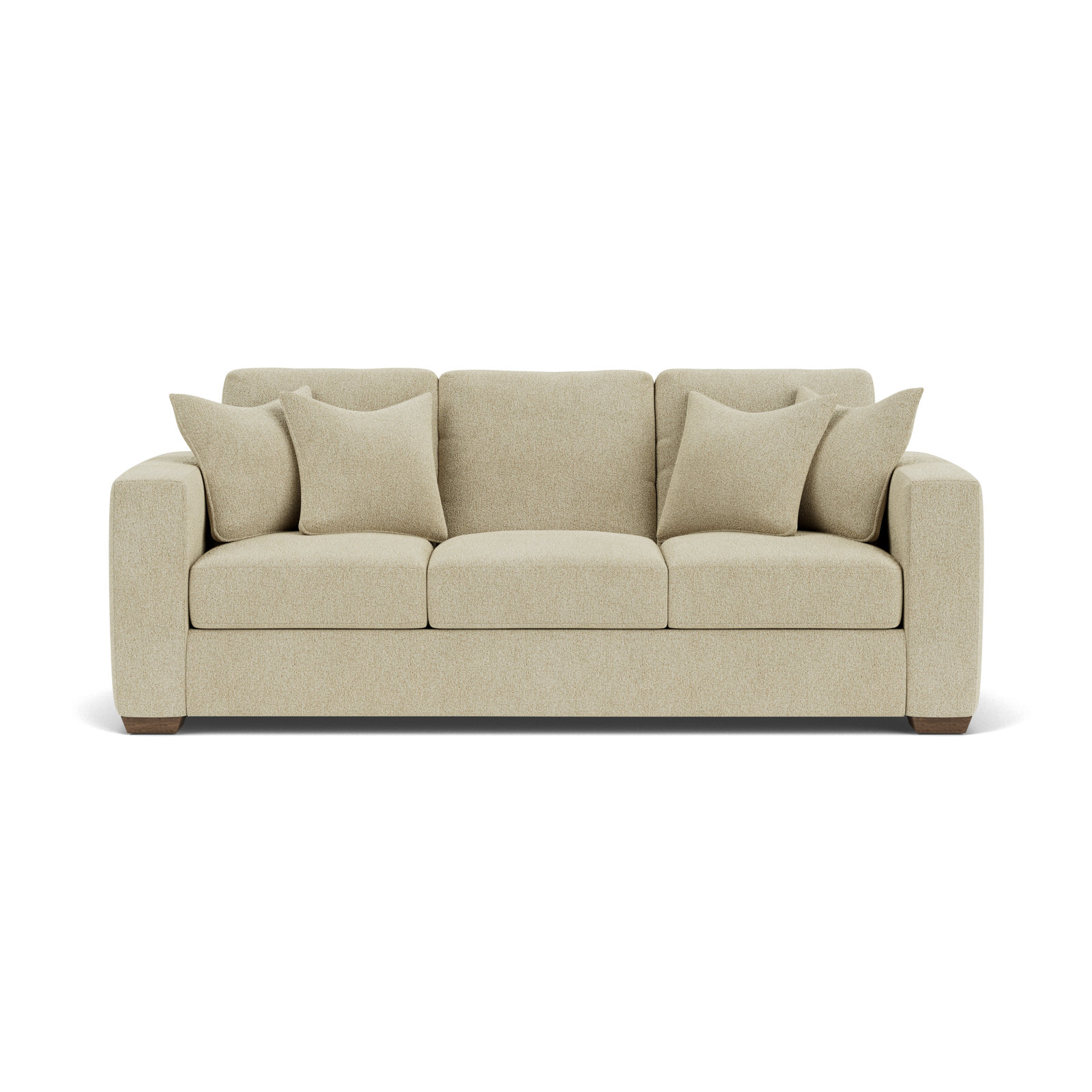 Anaiza 104'' Upholstered Sofa, Antique Polypropylene/Olefin, 37" H x 92" W x 41" D