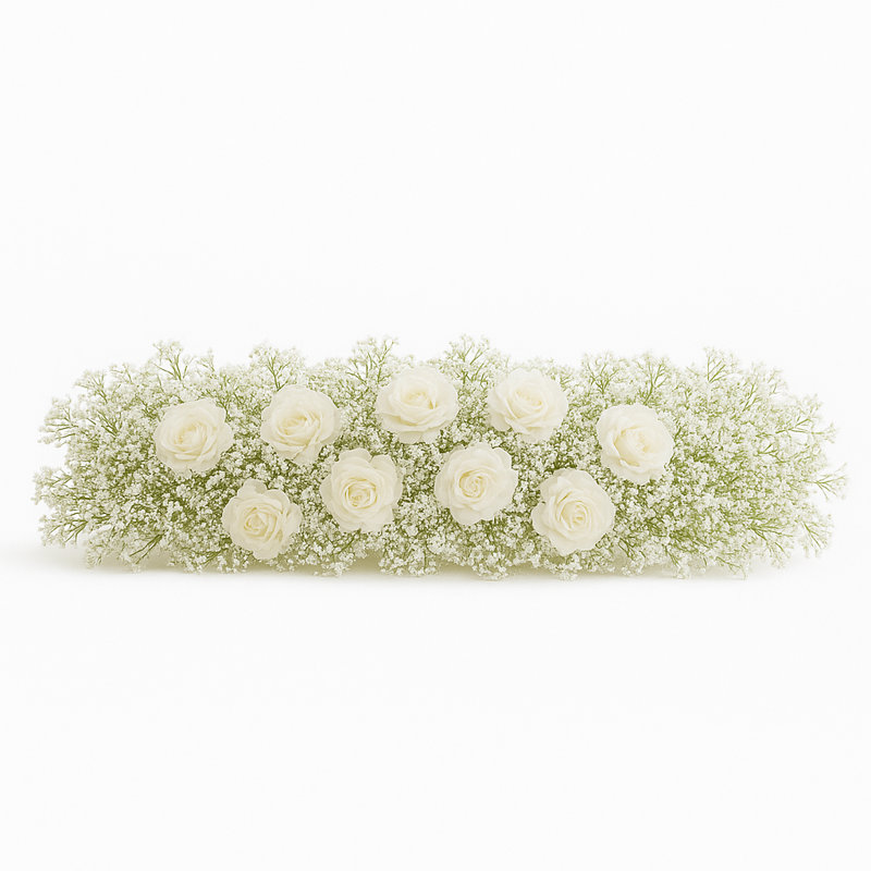 3cm Faux Flowering Plant