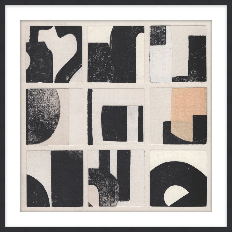 Patches 1 Framed Print, 27.5" H x 27.5" W