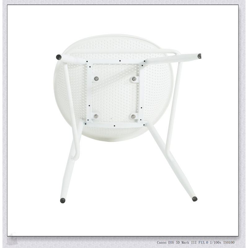Ensemble de 2 tabourets de bar Gable, résistant aux intempéries et durable pour l'extérieur, parfait pour les patios et les jardins